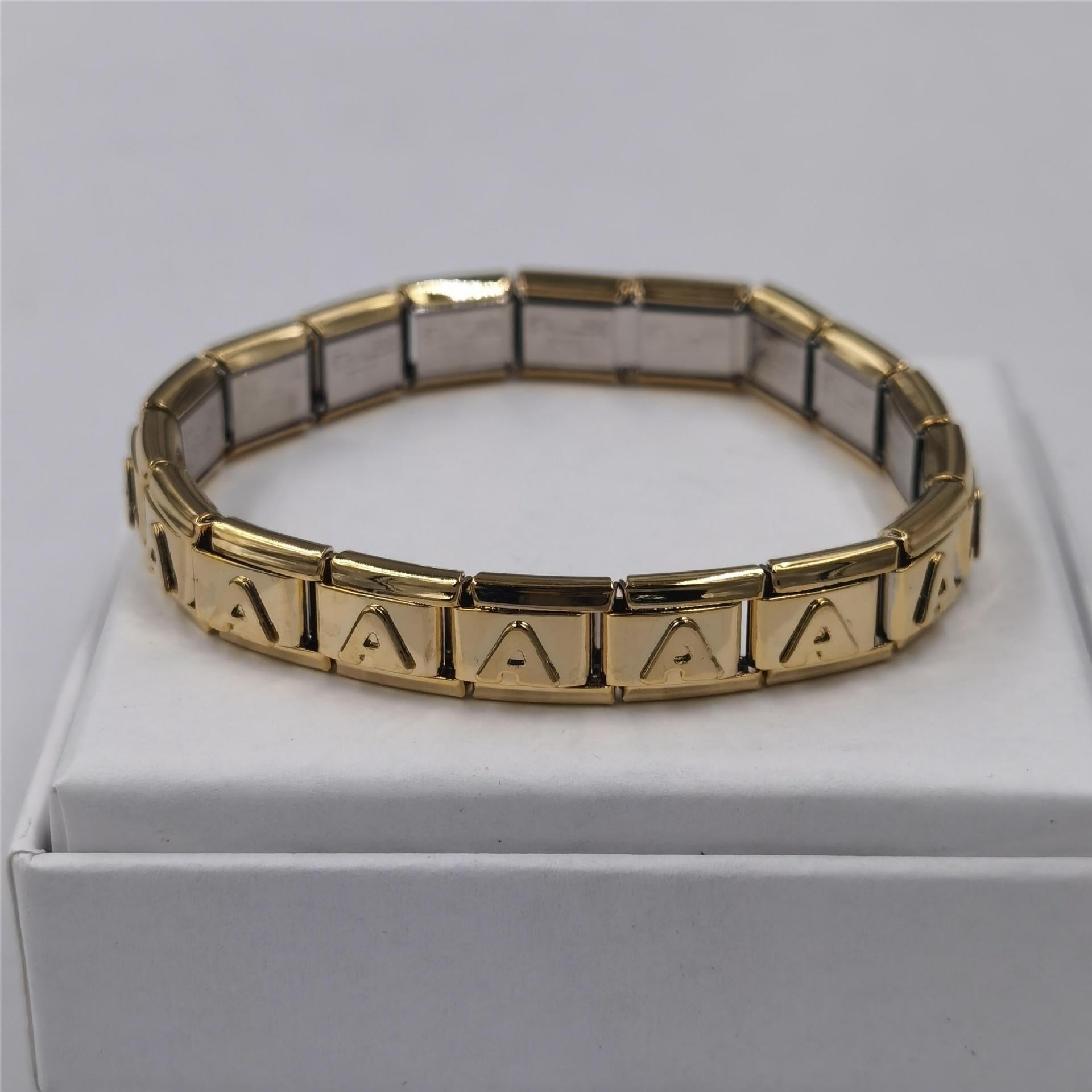 Wholesale Italian Charm Bracelet DIY Module Splicing Stainless Steel Bracelet Accessories Charms